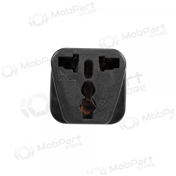 Įkrovimo adapter USA/UK/CN-EUR mustad