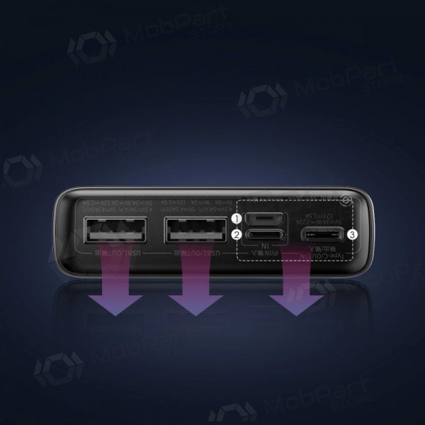 Väline patarei / aku Power Bank Baseus Adaman 22.5W 20000mAh + Type-C 0.3m must PPAD070101