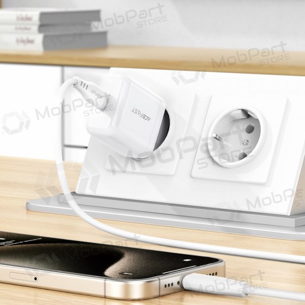 Laadija Acefast A130 20W USB-C valged