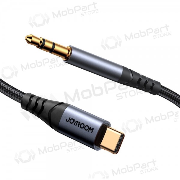 Audio kaabel Joyroom SY-A07 USB-C to 3,5mm 1.2m mustad