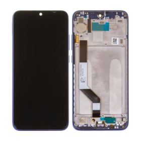 Xiaomi Redmi Note 7 ekraan (sinised) (koos raamiga) (service pack) (originaalne)