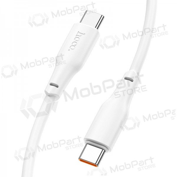 USB-C kaabel Hoco X93 USB-C kuni USB-C 1 m 100 W valge