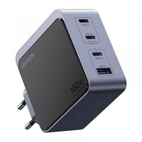 Võrgulaadija Ugreen X565 100 W GaN 3x USB-C + USB-A hall