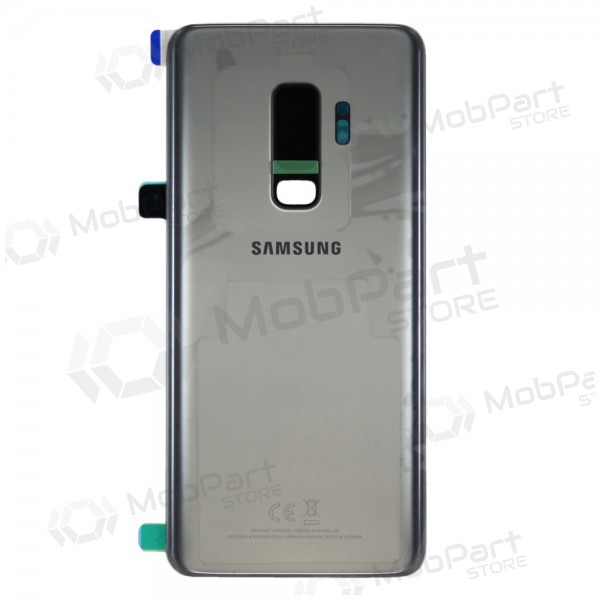 Samsung G965F Galaxy S9 Plus patareipesade kaas (tagakaas) hall (Titanium Gray) (kasutatud grade C, originaalne)