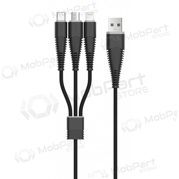 USB kaabel Devia Fish 1 3in1 