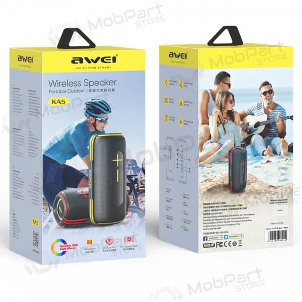 Bluetooth kaasaskantav kõlar Awei KA5 20W mustad