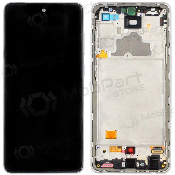 Samsung A725 A72 4G / A726 5G 2021 ekraan (valged) (koos raamiga) (service pack) (originaalne)