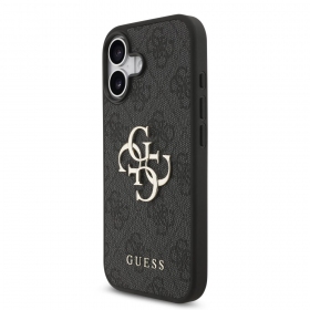Apple iPhone 17 ümbris - Guess PU 4G Metal Logo (hall)