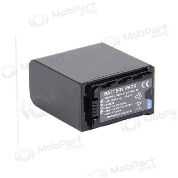 Panasonic VW-VBD98 10400mAh foto patarei / aku Panasonic VW-VBD98 10400mAh foto patarei / aku