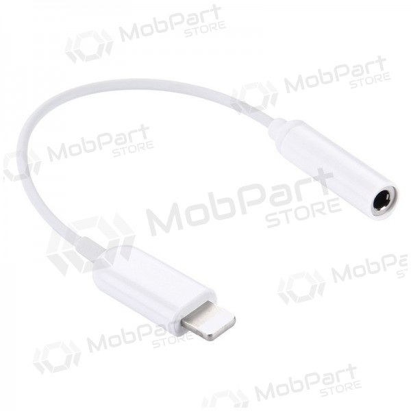 Adapter ADP18 iš Lightning į 3,5mm be pakuotės (valged)