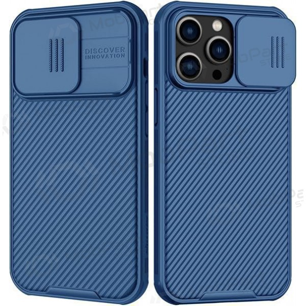 Apple iPhone 15 Plus ümbris „Nillkin CamShield Pro“ (sinised) Apple iPhone 15 Plus ümbris „Nillkin CamShield Pro“ (sinised)