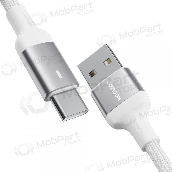 USB kaabel Joyroom S-UC027A10 USB to Type-C 3A 1.2m valged