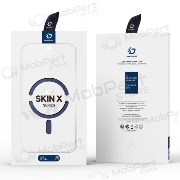 Apple iPhone 15 Pro Max ümbris -Dux Ducis Skin X Pro (sinine)