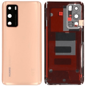 Huawei P40 tagakaas (roosa kuld) (originaal)