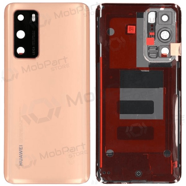 Huawei P40 tagakaas (roosa kuld) (originaal)