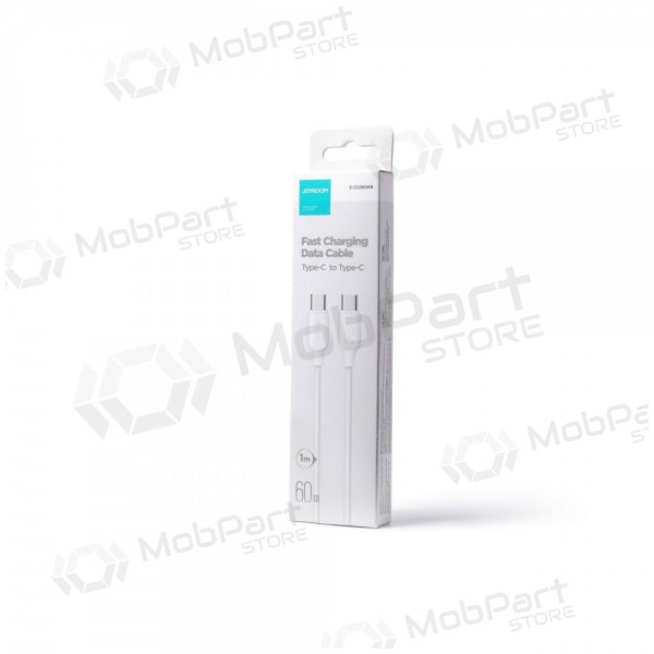 USB kaabel Joyroom S-CC060A9 Type-C to Type-C 60W 1.0m valged