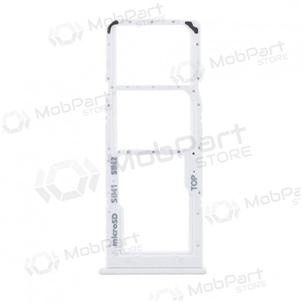 Samsung Galaxy A125 A12 / A127 A12S SIM kaardi hoidja (valged) (service pack) (originaalne) Samsung Galaxy A125 A12 / A127 A12S SIM kaardi hoidja (valged) (service pack) (originaalne)
