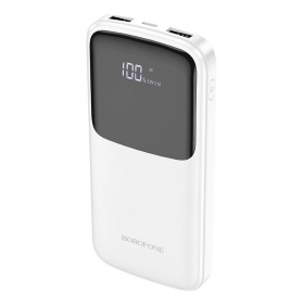 Väline patarei / aku Power Bank Borofone BJ17 2xUSB 10000mAh valge