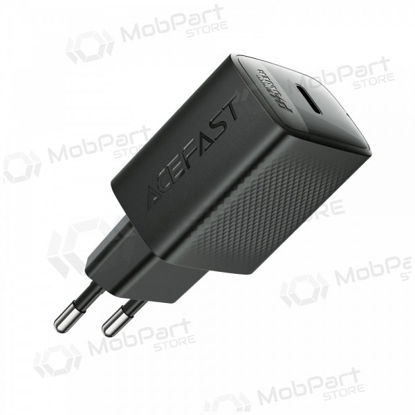 Telefoni laadija Acefast A104 25 W GaN USB-C must