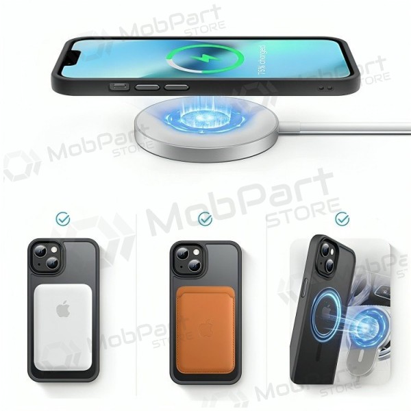 Apple iPhone 12 Pro Max ümbris - Reach Matte MagSafe (must)