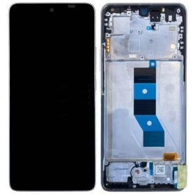 Xiaomi Poco M7 Pro 5G ekraan (hõbedased) (koos raamiga) (originaalne)