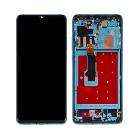 Ekranas Huawei P30 PRO su lietimui jautriu stikliuku ja rėmeliu Aurora OLED