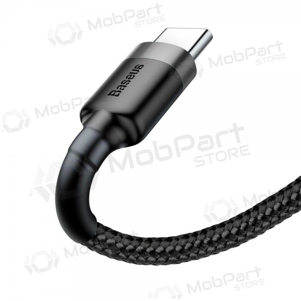 USB kaabel Baseus Cafule Type-C 2.0m 2.0A (hall-mustad) CATKLF-CG1
