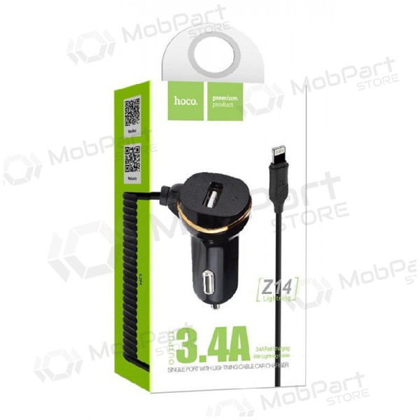 Autolaadija HOCO Z14 USB + 