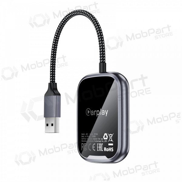 CarPlay adapter Acefast QC1 juhtmevaba Android Auto must