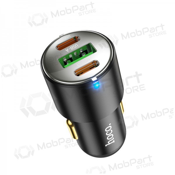 Autolaadija Hoco NZ6 45 W PD 2x USB-C + USB-A must