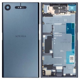 Sony G8341 Xperia XZ1 patareipesade kaas (tagakaas) (sinised) (kasutatud grade C, originaalne)