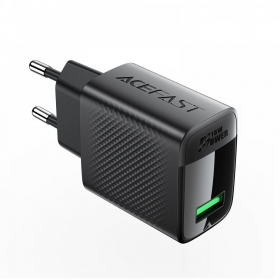 Laadija Acefast A90 18W USB-A mustad