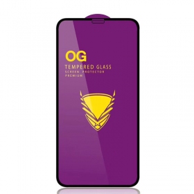 LCD apsauginis stikliukas "11D Full Glue" OnePlus Nord 4 mustad ilma pakendita