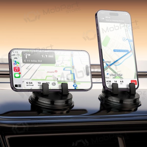 Auto telefonihoidja Hoco H55 (dashboard) mustad