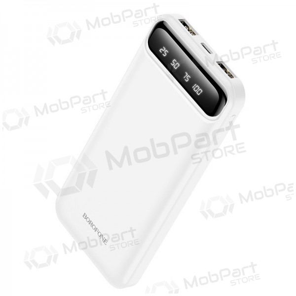 Väline patarei / aku Power Bank Borofone BJ14 Type-C microUSB 2*USB (2A) 10000mAh valge Väline patarei / aku Power Bank Borofone BJ14 Type-C microUSB 2*USB (2A) 10000mAh valge