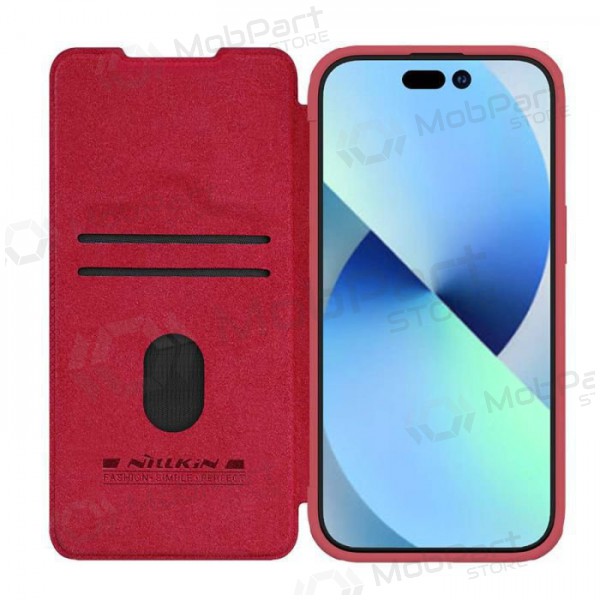 Apple iPhone 14 ümbris - Nillkin Leather (punane)