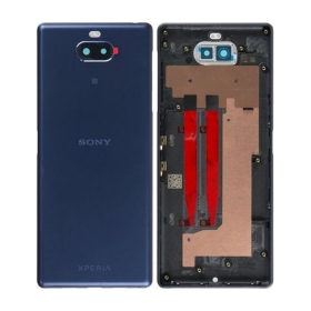 Sony Xperia 10 patareipesade kaas (tagakaas) (sinised) (kasutatud grade C, originaalne)