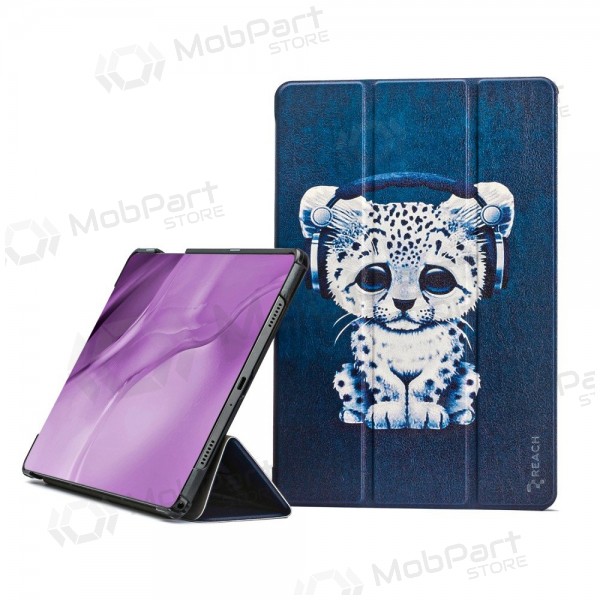 Samsung Galaxy Tab A9+, Tab A11+ ümbris - Smart Leather (sad cat)