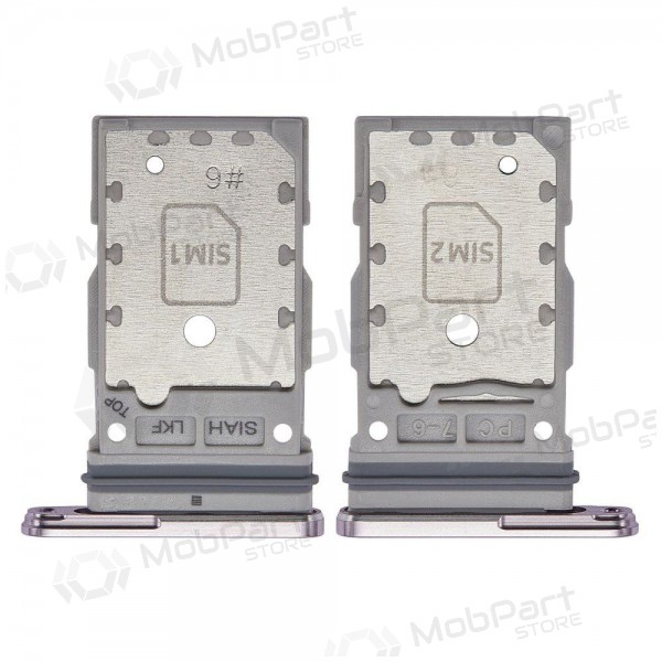 Samsung S918 Galaxy S23 Ultra Dual SIM kaardi hoidja (levandos) (service pack) (originaalne)