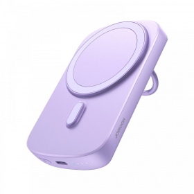 Väline patarei / aku Power Bank Joyroom JR-W030 20W Magnetic Wireless 6000mAh violetinė