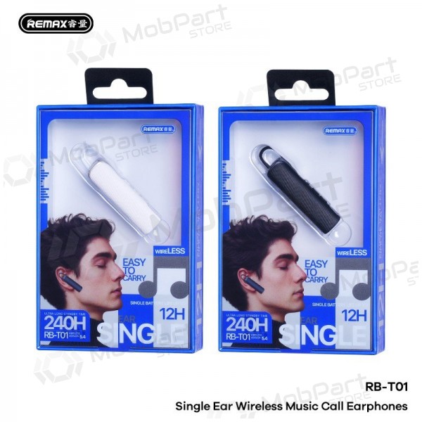 Bluetooth käed-vabad peakomplekt Remax RB-T01 Bluetooth must