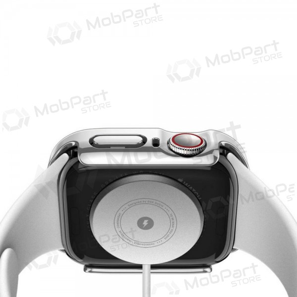 Apple Watch 44mm LCD kaitseklaas / ümbris - Dux Ducis Hamo (hõbedane)
