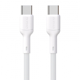 USB-C kaabel Dudao L9C USB-C kuni USB-C 1 m 65 W valge