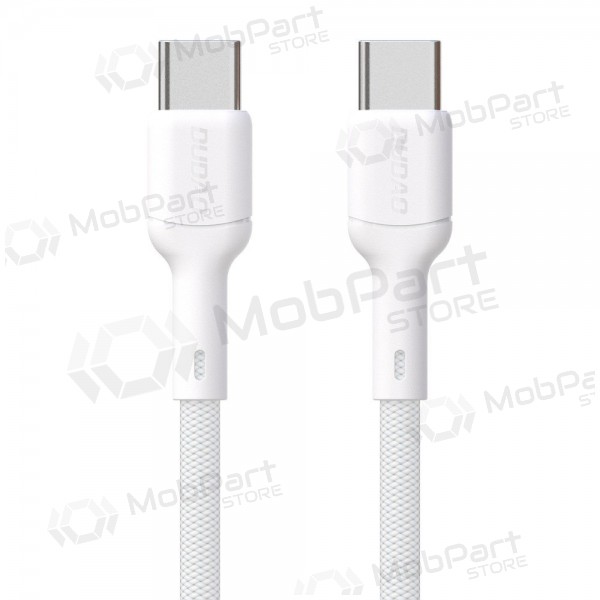 USB-C kaabel Dudao L9C USB-C kuni USB-C 1 m 65 W valge