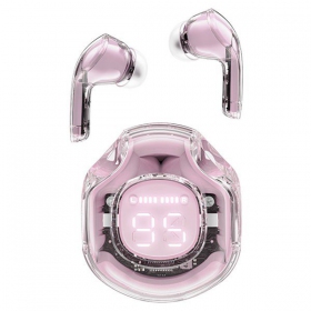 Juhtmetas ausinės Acefast T8 TWS roosi värvis (pink lotus)