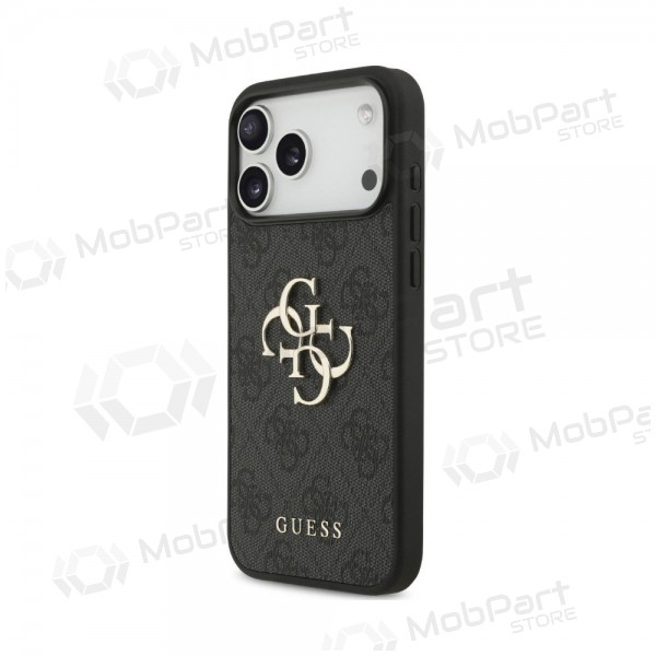 Apple iPhone 18 Pro ümbris - Guess PU 4G Metal Logo (hall)