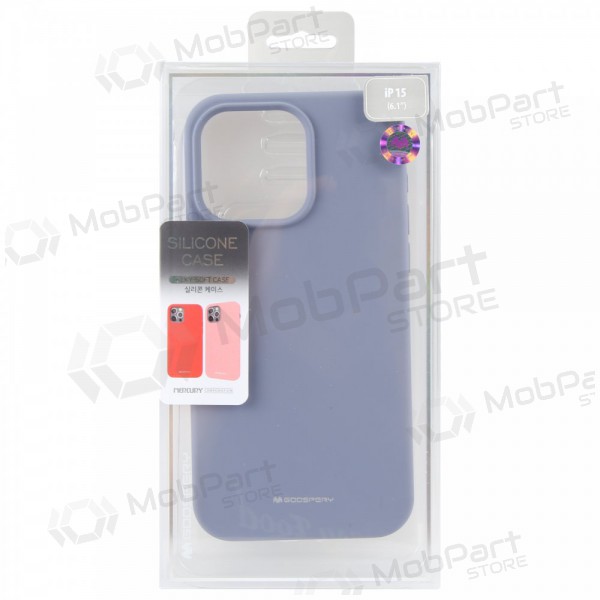 Ümbris Mercury Silicone Case Apple iPhone 16e levandos hall Ümbris Mercury Silicone Case Apple iPhone 16e levandos hall