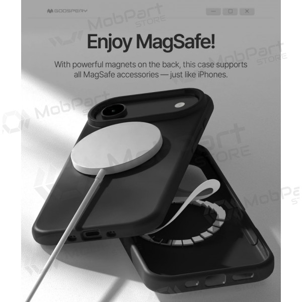 Apple iPhone Air ümbris Mercury - Pure Magsafe Silicon Case (must)