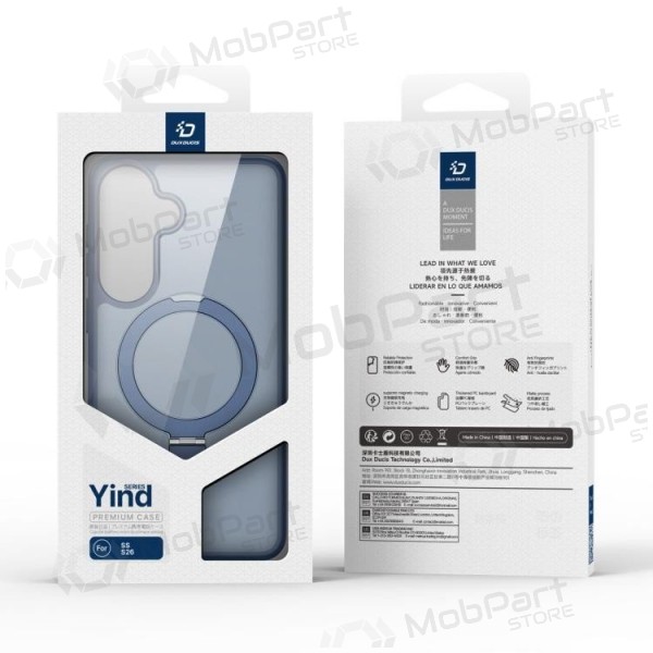 Samsung Galaxy S26 Ultra ümbris - Dux Ducis Yind Magnetic Stand (tumesinine)