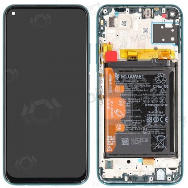 Huawei P40 Lite ekraan (Crush Green) (koos raamiga ja patarei / aku) (service pack) (originaalne) Huawei P40 Lite ekraan (Crush Green) (koos raamiga ja patarei / aku) (service pack) (originaalne)